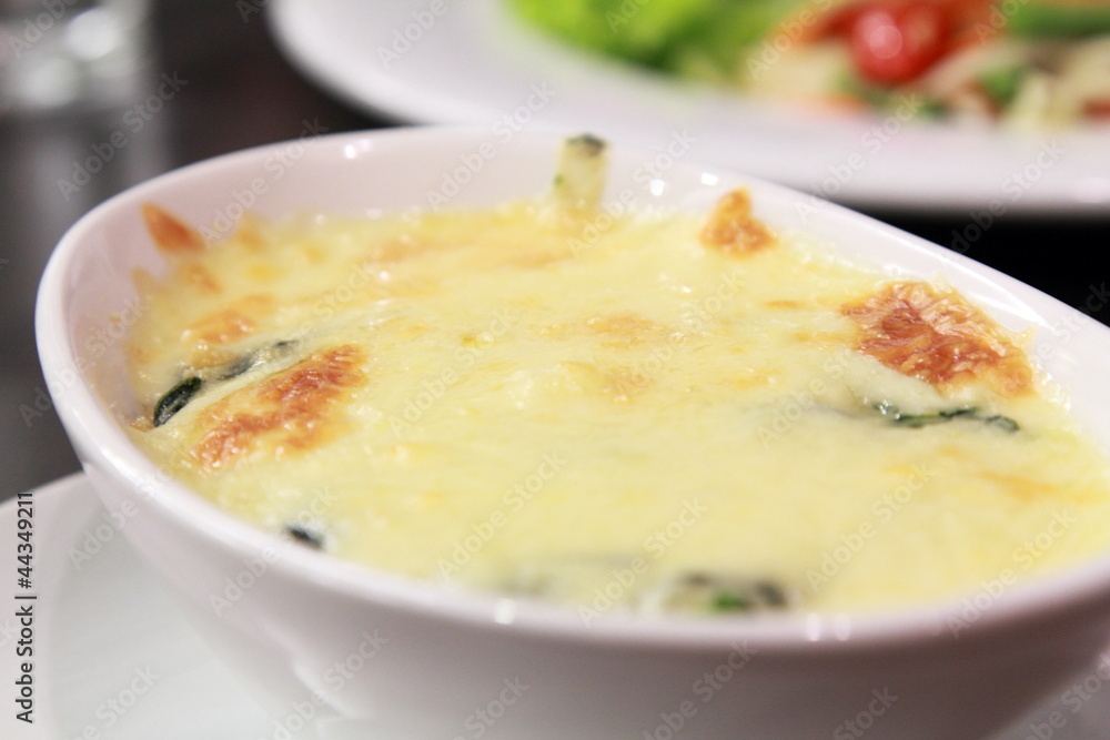 baked spinach with cheese