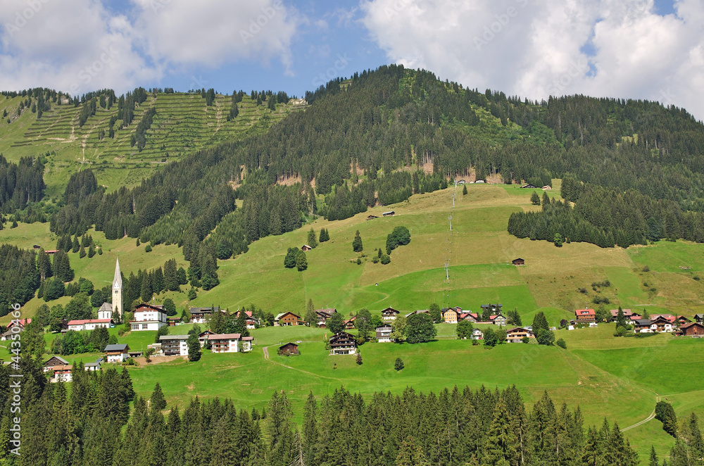 bei Mittelberg im Kleinwalsertal in Vorarlberg