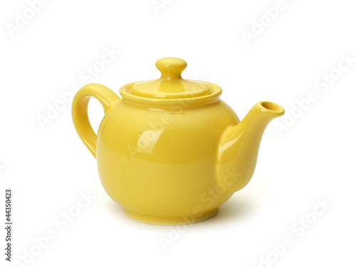 yellow tea pot