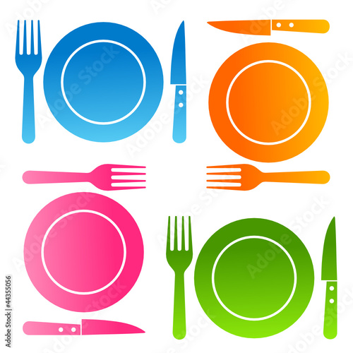 4 color plates
