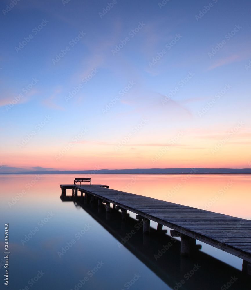 Obraz premium Abendblick in die Weite