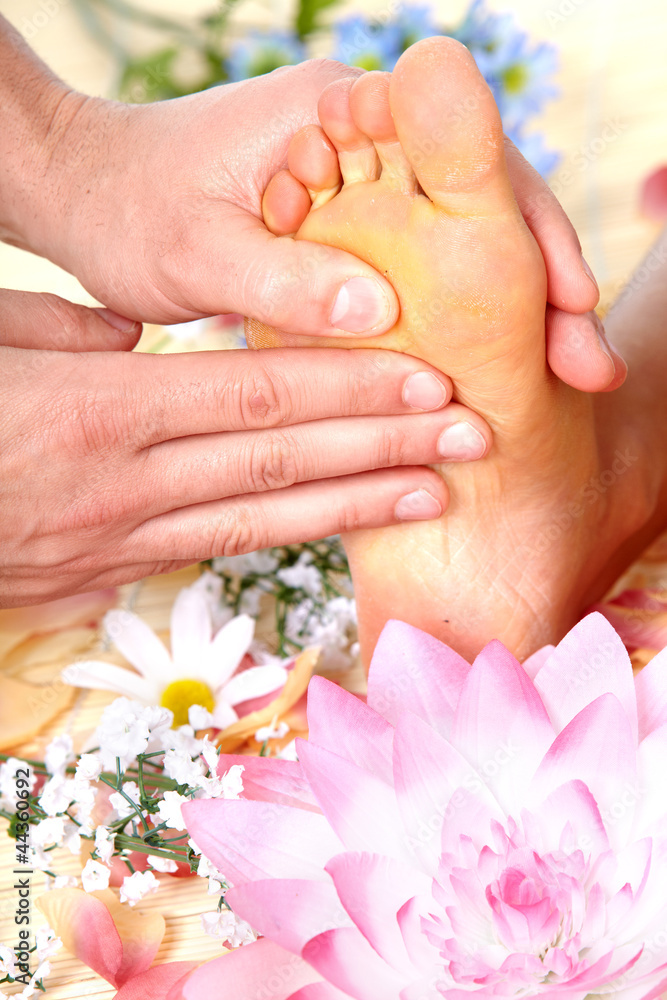 Fototapeta premium Foot massage.