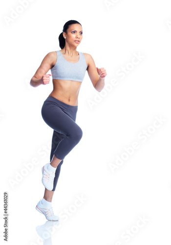 Jogging woman.