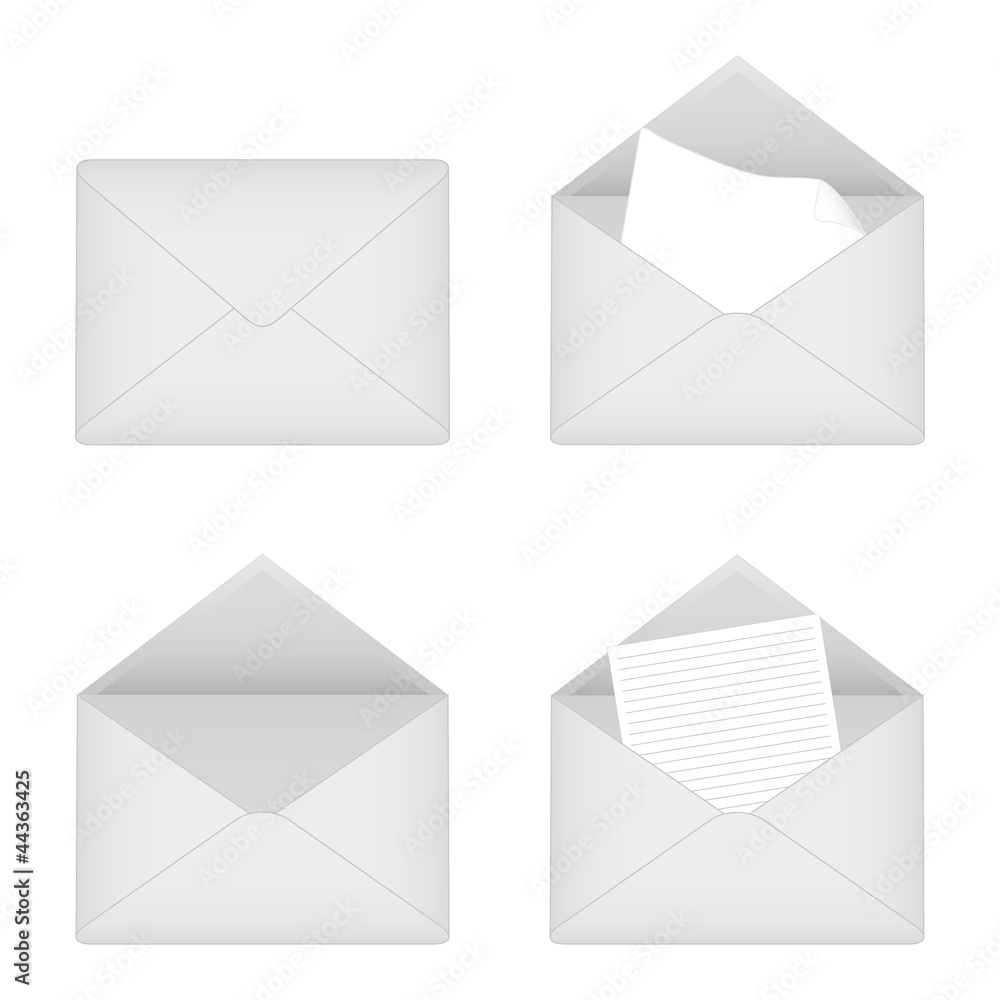 four envelopes four envelopes