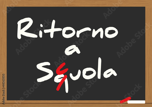 back to school in italian