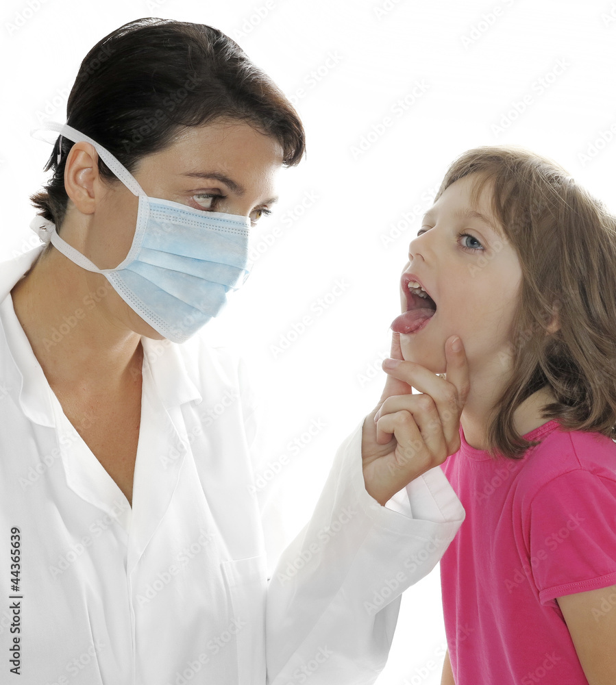 paediatrician doctor with child patient