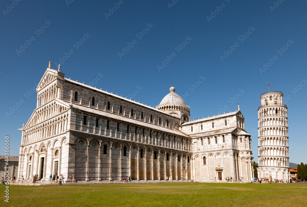 Pisa Cathedral and the leaning tower