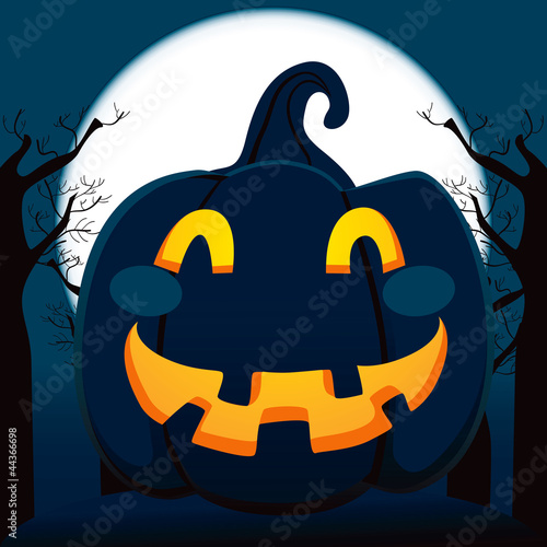 Pumpkin In The Forest