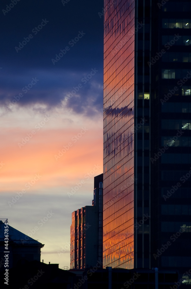 Reflections at dusk