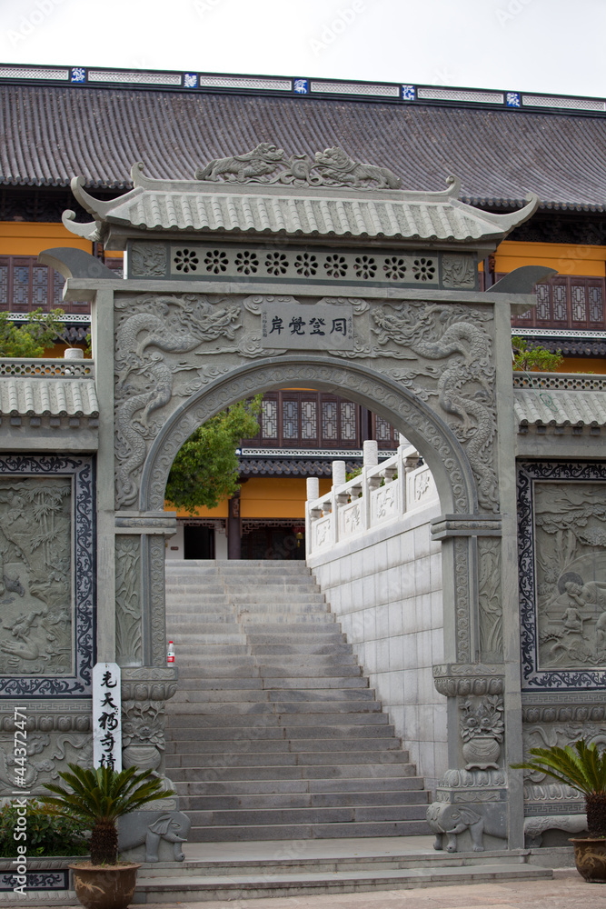 Fototapeta premium Tempel auf Zhoushan