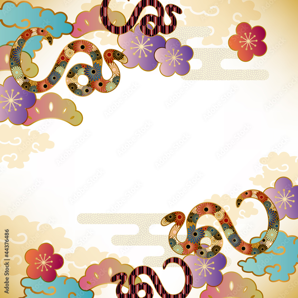 Fototapeta premium snake background