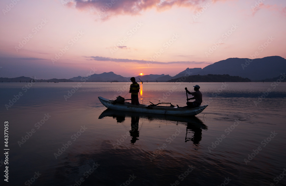 Boat on Sri Lanka