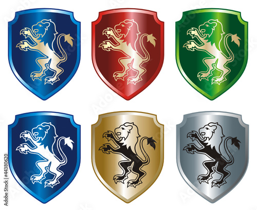 Wappen mit Löwe
