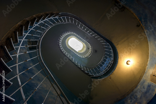 Grunge spiral staircase #44381229