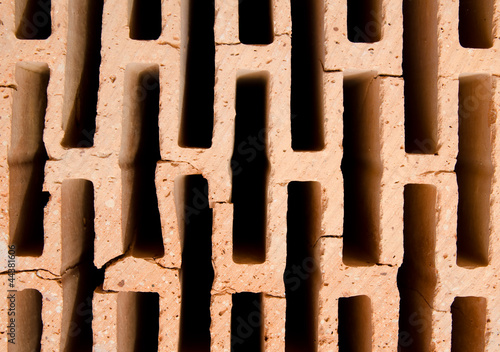 Hollow brick texture