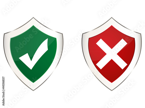 Two shields