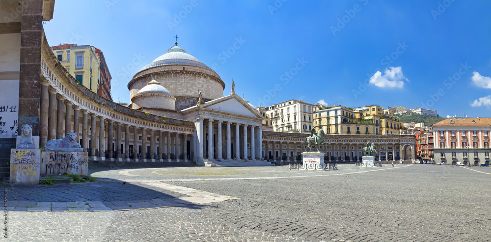 Fototapeta premium Neapol, Piazza del Plebiscito