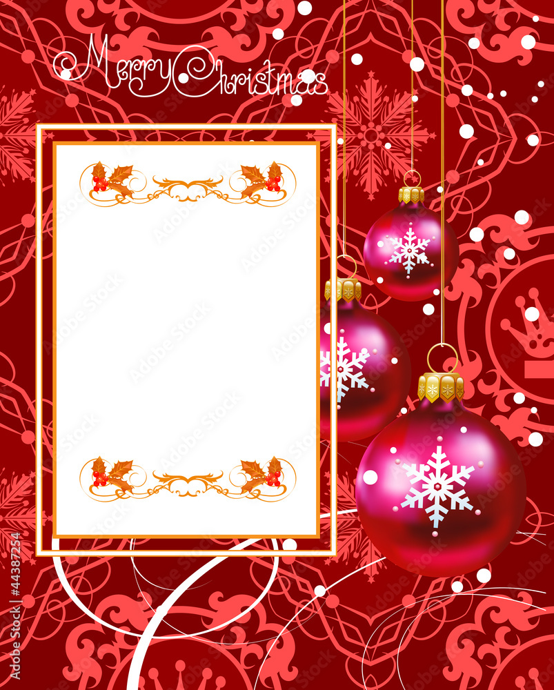 Christmas. Backdrop for your design.