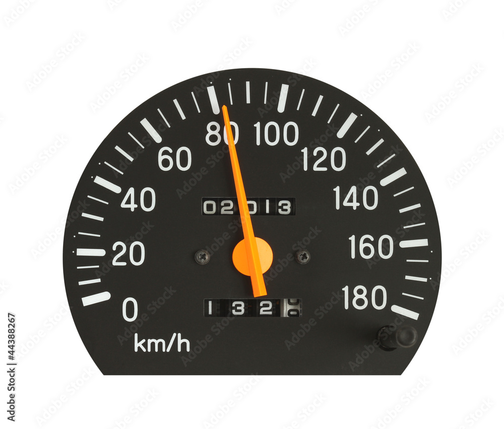 Speedometer isolated on white background Speedometer isolated on white background