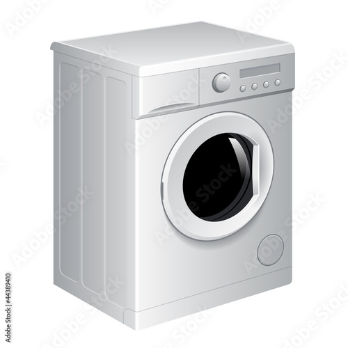Realistic vector washing machine