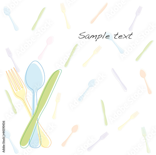 Invitation card celebration at the restaurant