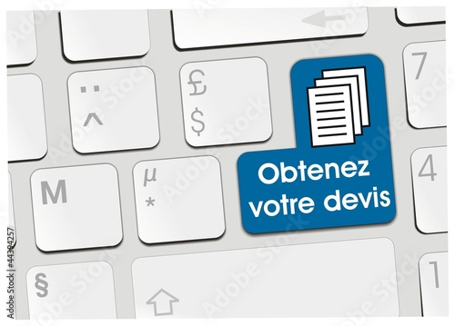 clavier obtenez votre devis