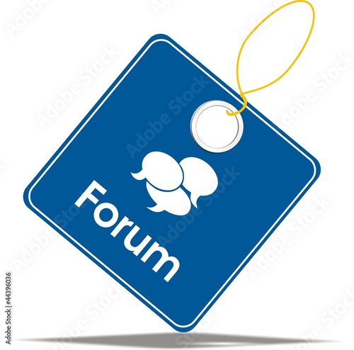 étiquette forum