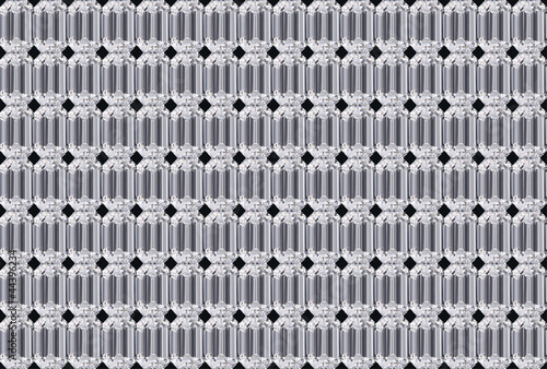 Pattern with diamonds
