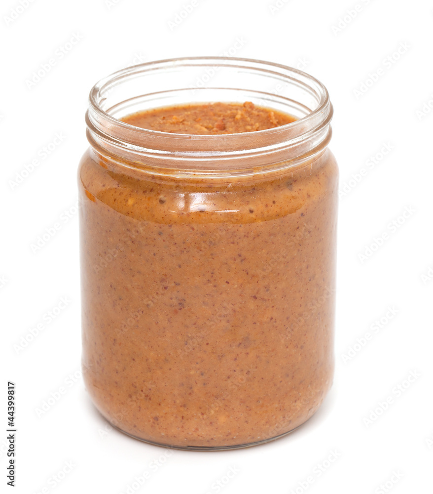 jar with peanut butter jar with peanut butter