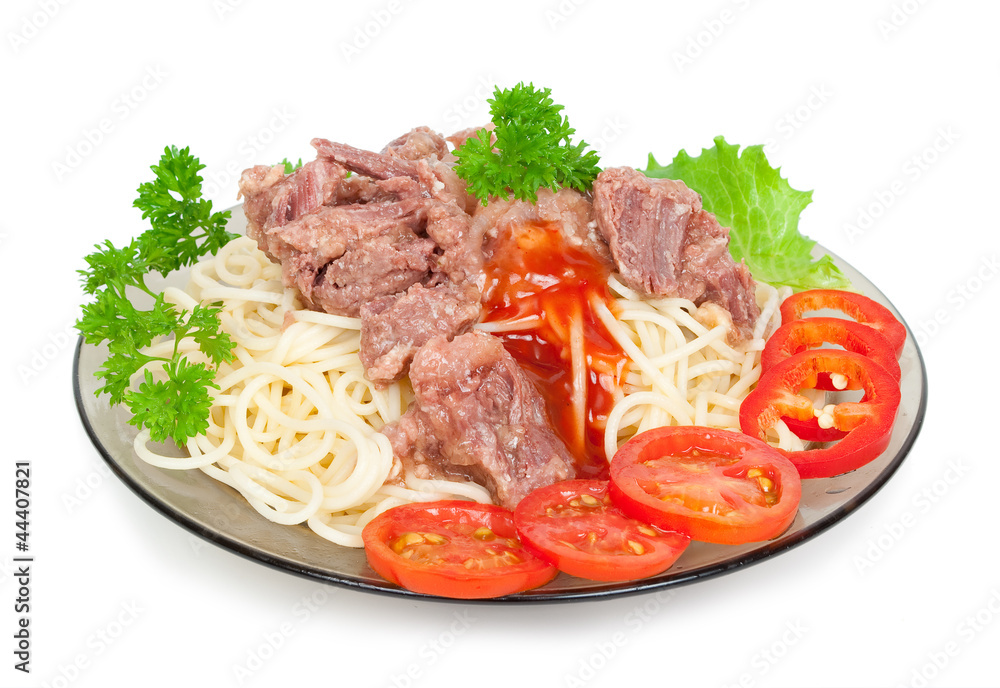Spaghetti stew Spaghetti stew