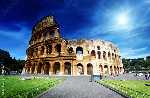 Colosseum in Rome  Italy