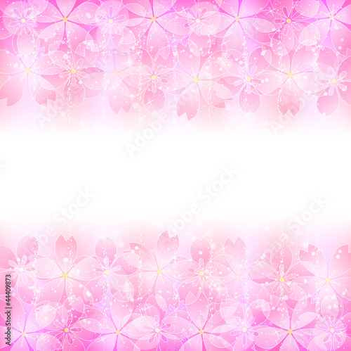 桜　春　ピンク　背景 © J BOY