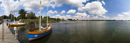 Panorama von Prenzlau mit Hafen photo