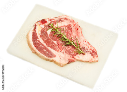 Bistecca di maiale fresca