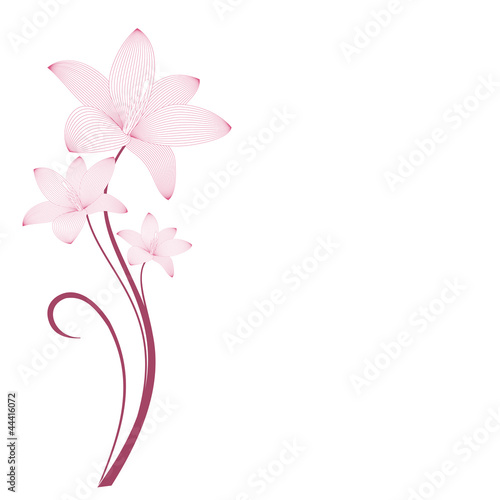 Fototapeta Naklejka Na Ścianę i Meble -  Stylized flowers