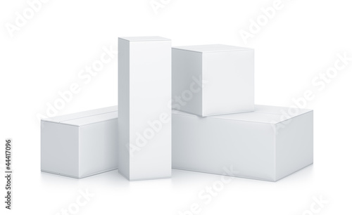 Group of White Boxes.