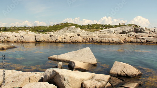 Time lapse at Peggy's Cove, Nova Scotia, Canada.