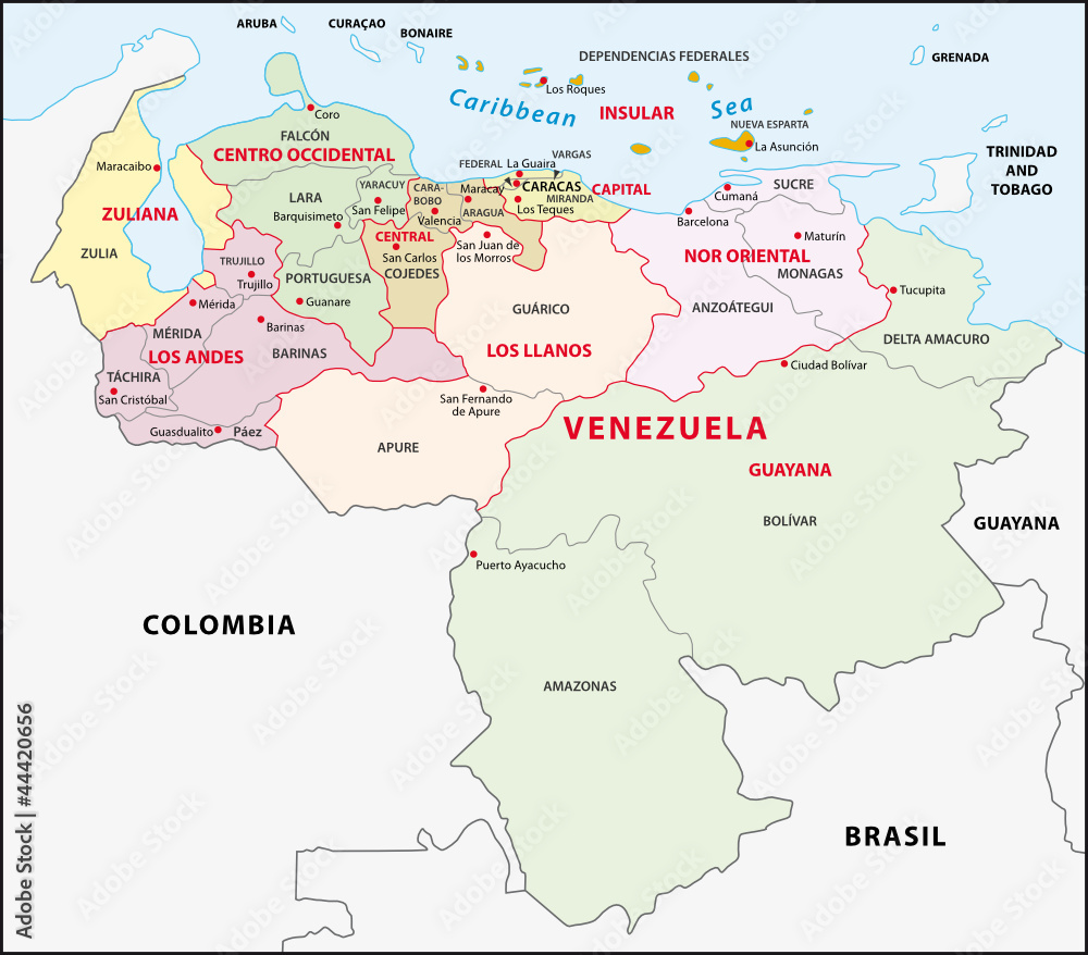 Venezuela, Administrativ