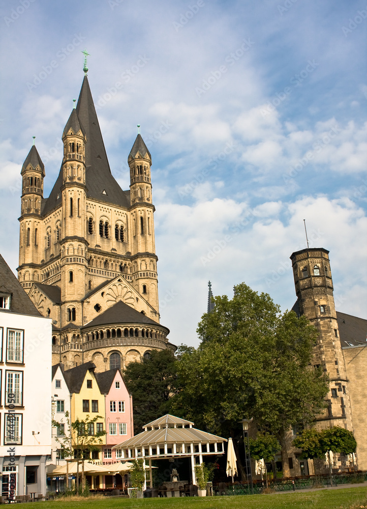 Fototapeta premium St. Martins Kirche, Köln
