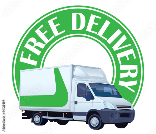 Free delivery sign