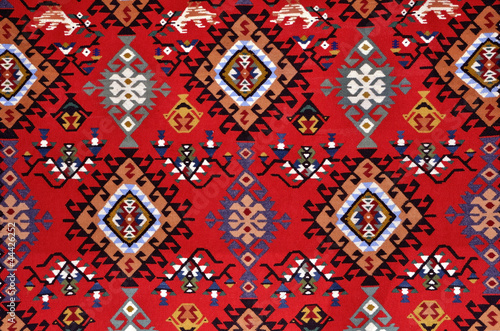 Traditional woolen rug from Bulgaria