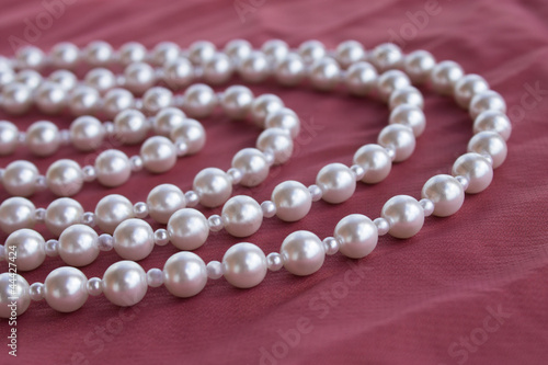 White pearls necklace