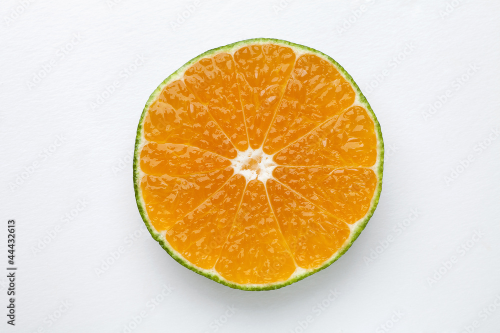 Orange Portion with Clipping Path Orange Portion with Clipping Path