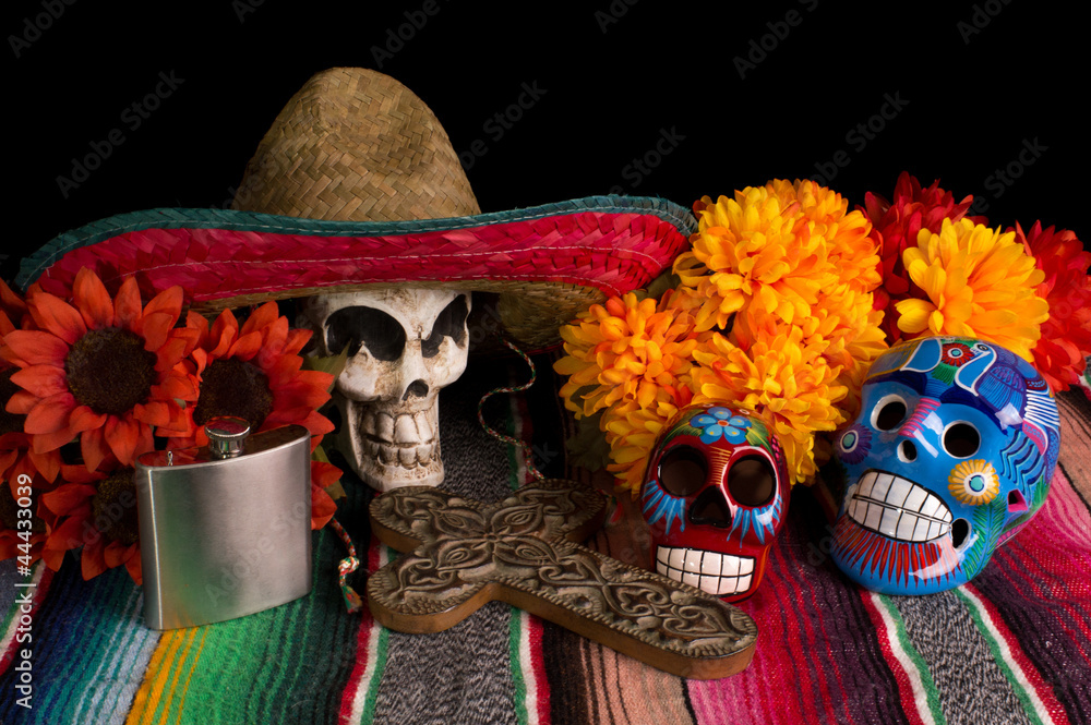 Fototapeta premium Dia De Los Muertos - Day of The Dead Alter