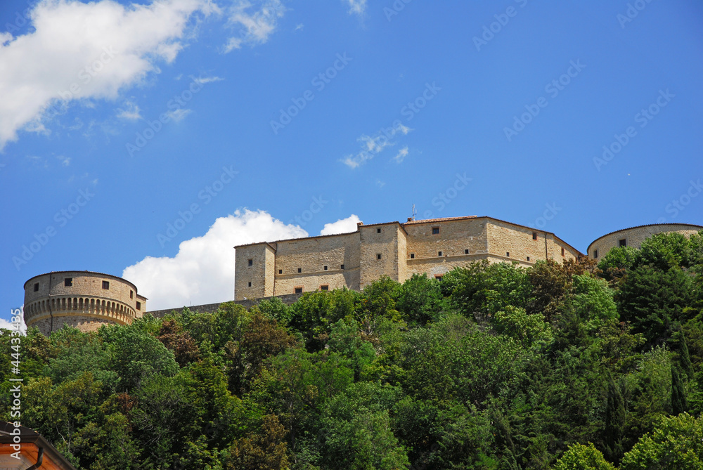 Italy. Romagna Apennines, San-Leo castle.