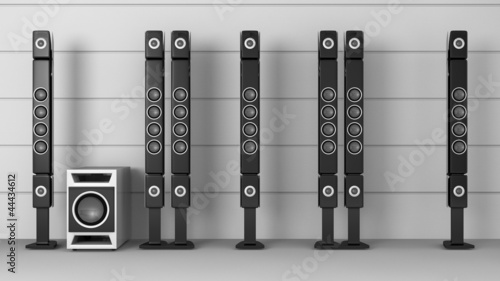 Tall Elegant Speakers