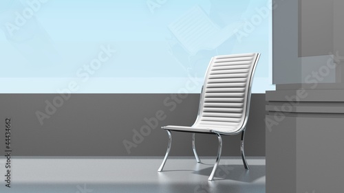 Canvas Print White Chair