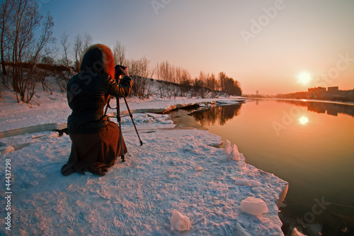 capture the sunset rays