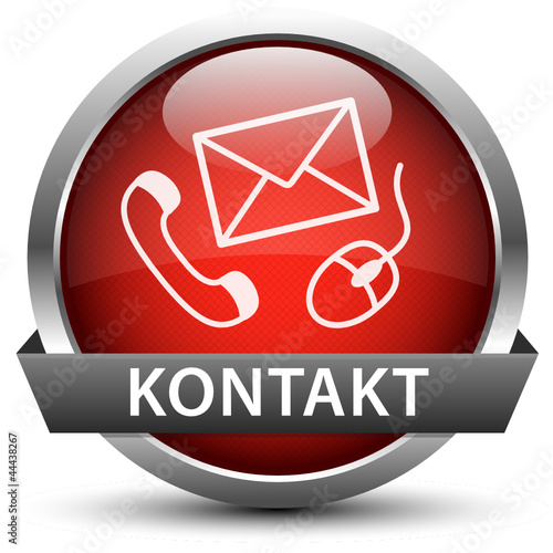 Kontakt Button Rot