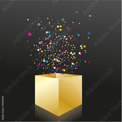 boite confetti/fête